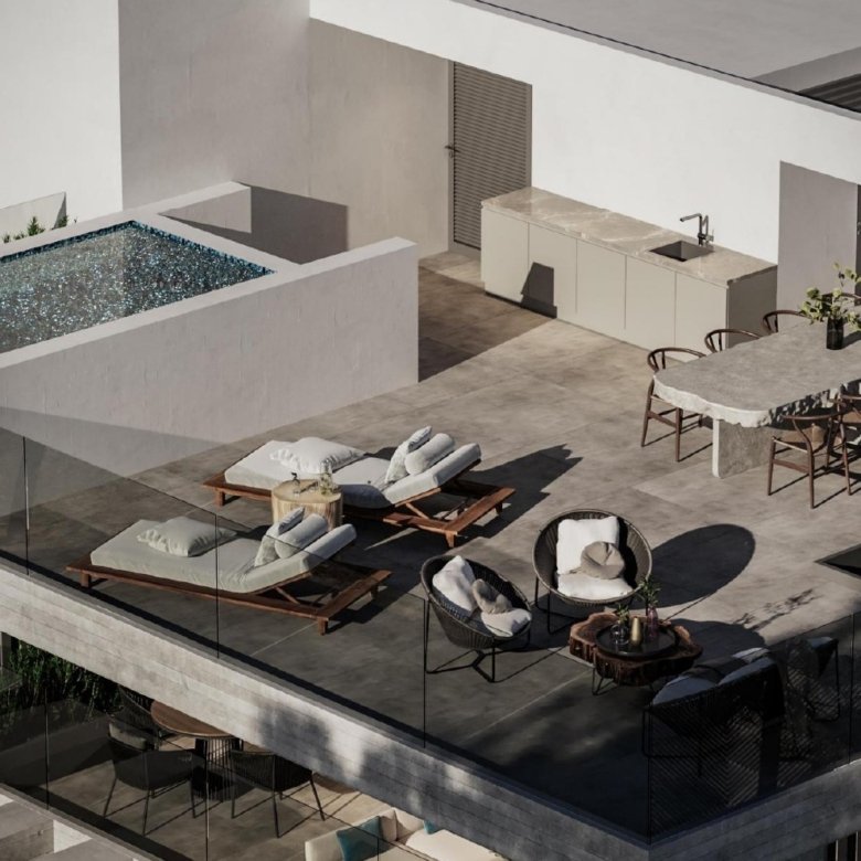 Larnaca Property Modern Three Bedroom Penthouse