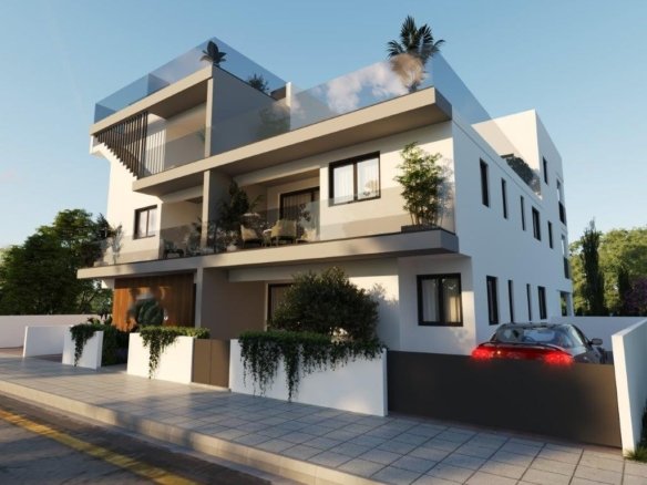 Larnaca Property Modern Two Bedroom Apartment with Garden