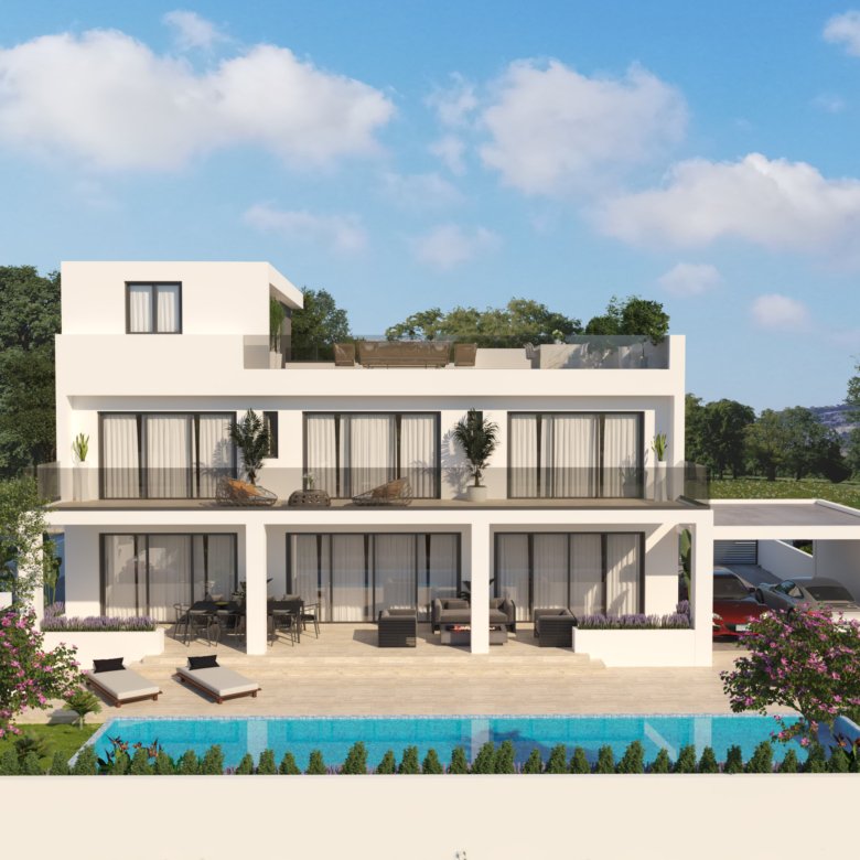 Larnaca Property Modern Five Bedroom Villa with Pool