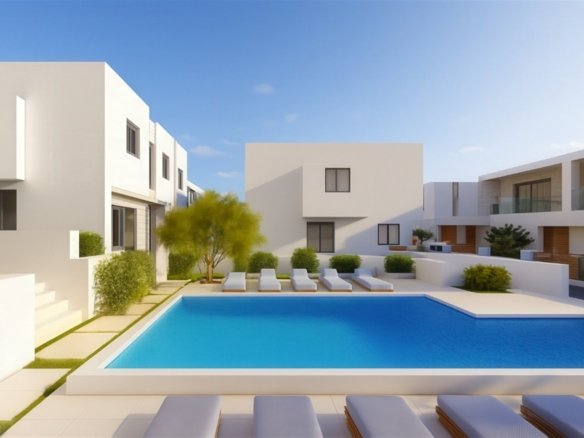 Paphos Property Semi-Detached Three Bedroom House