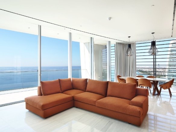 Limassol Property Luxury Three Bedroom Apartment with Sea View