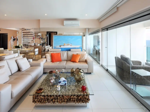 Limassol Property Three Bedroom Penthouse with Sea View