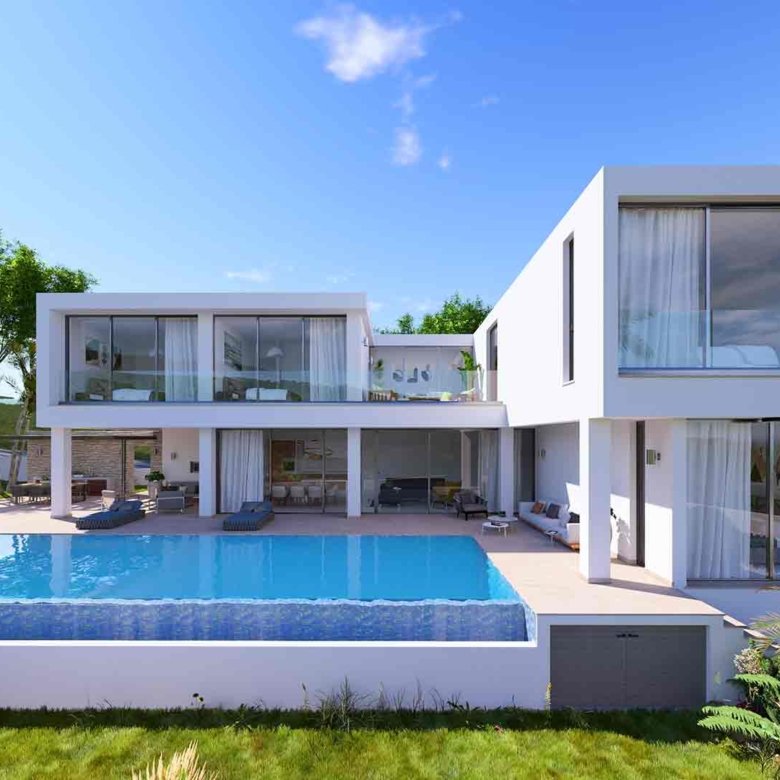 Paphos Property Contemporary Four Bedroom Villa