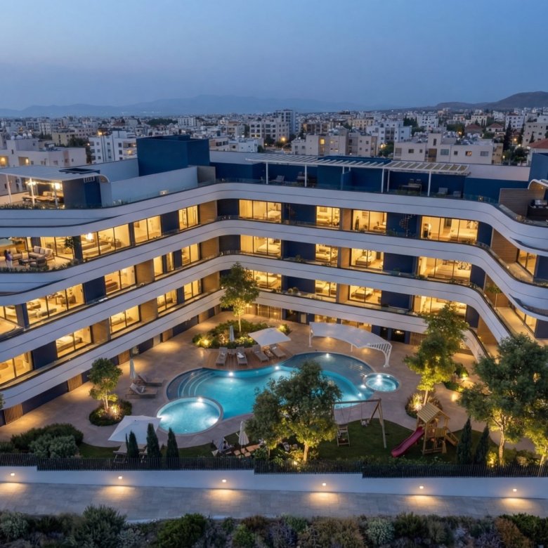 Limassol Property One Bedroom Apartment in Gated Complex