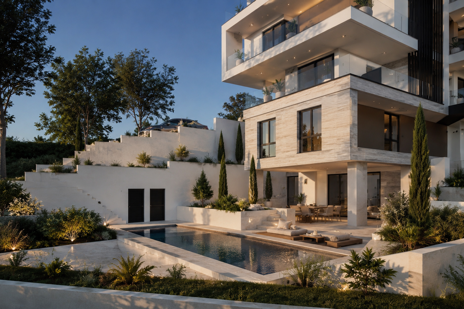 Limassol Property Three Bedroom Apartment in a Clubhouse Complex
