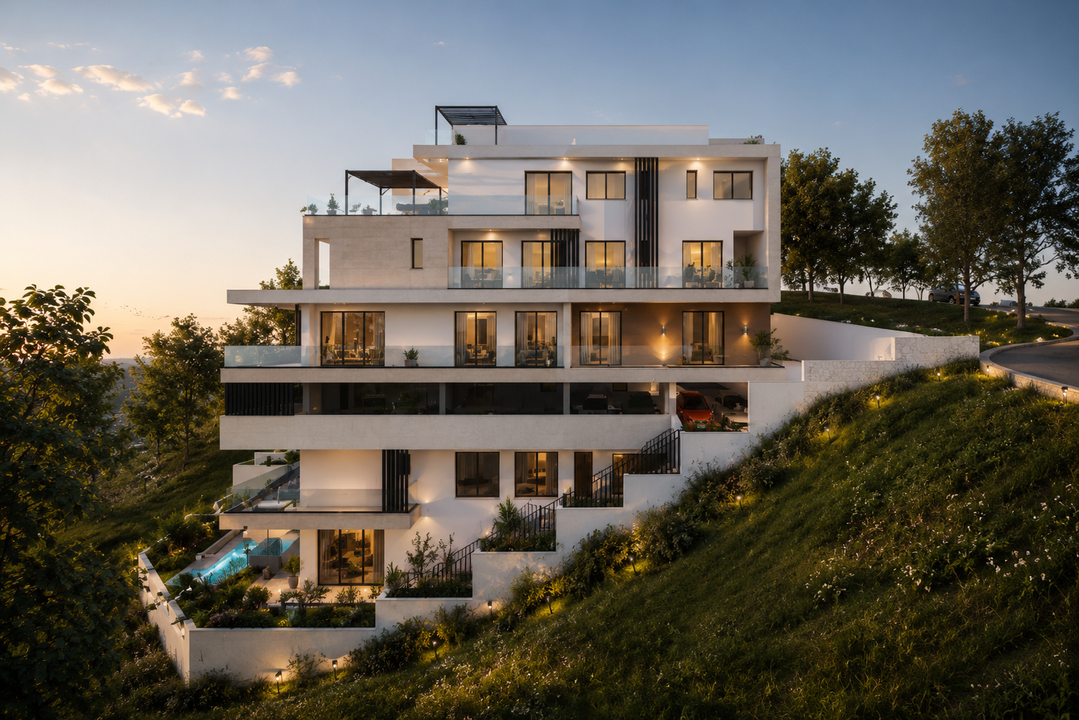 Limassol Property Three Bedroom Apartment in a Clubhouse Complex