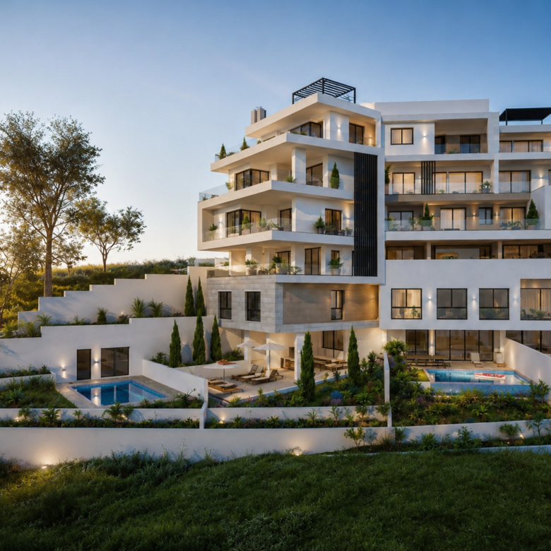 Limassol Property Three Bedroom Apartment in a Clubhouse Complex