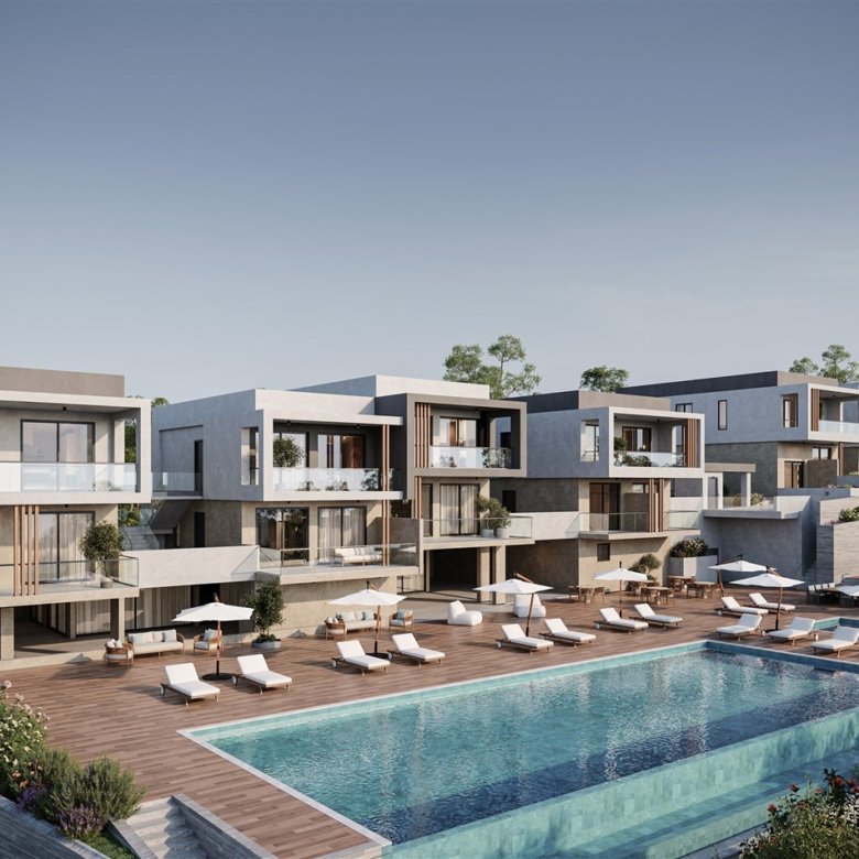 Paphos Property Two Bedroom Apartment in Gated Complex