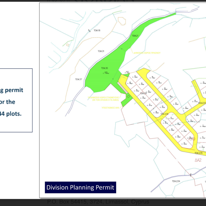 Paphos Property Eleven Fields in Anavargos-100.575 m2