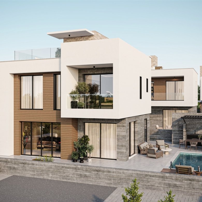 Paphos Property Modern Three Bedroom House