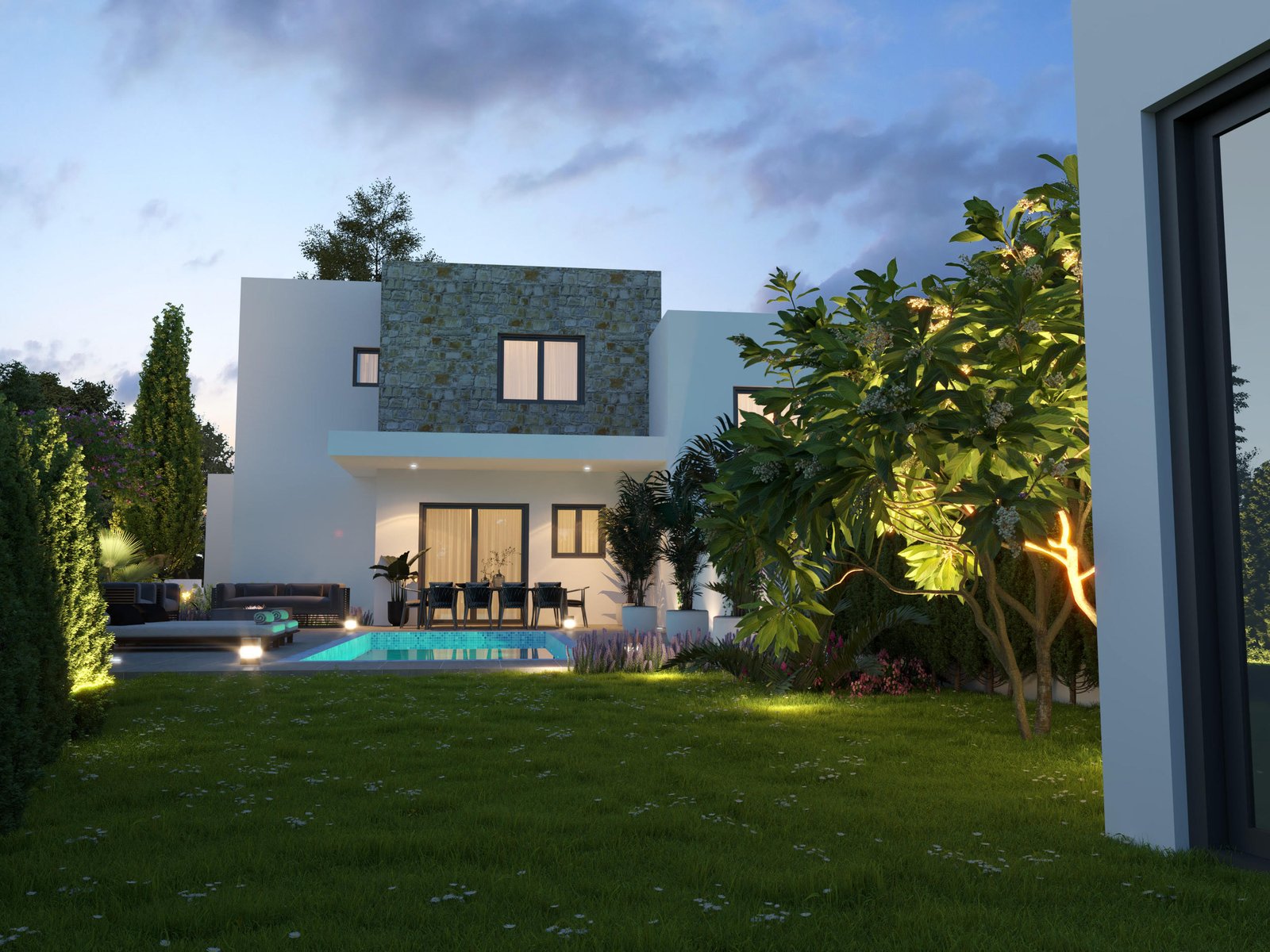 Paphos Property Semi-Detached Three Bedroom House