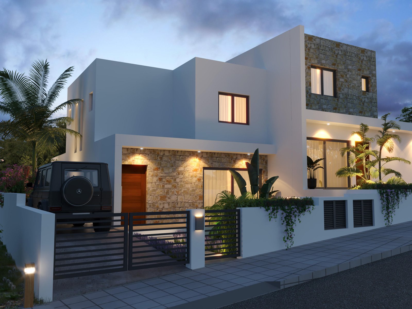 Paphos Property Semi-Detached Three Bedroom House