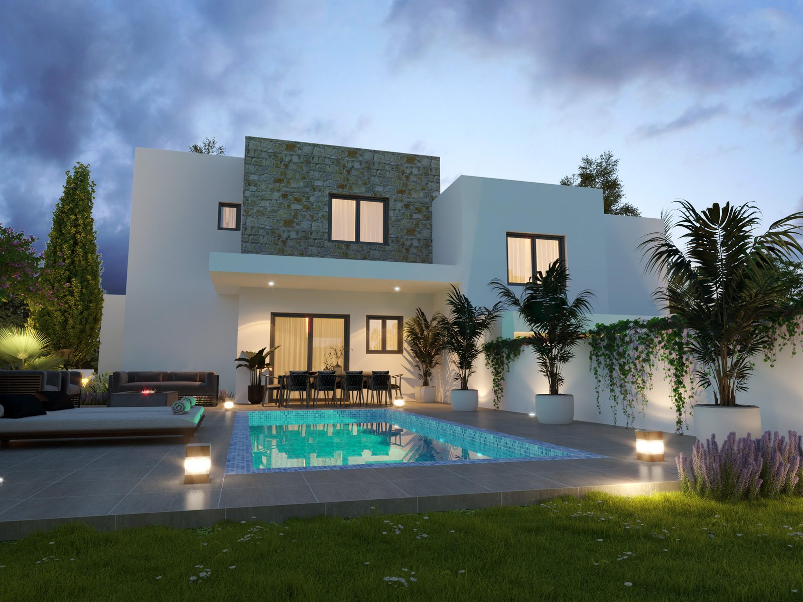 Paphos Property Semi-Detached Three Bedroom House