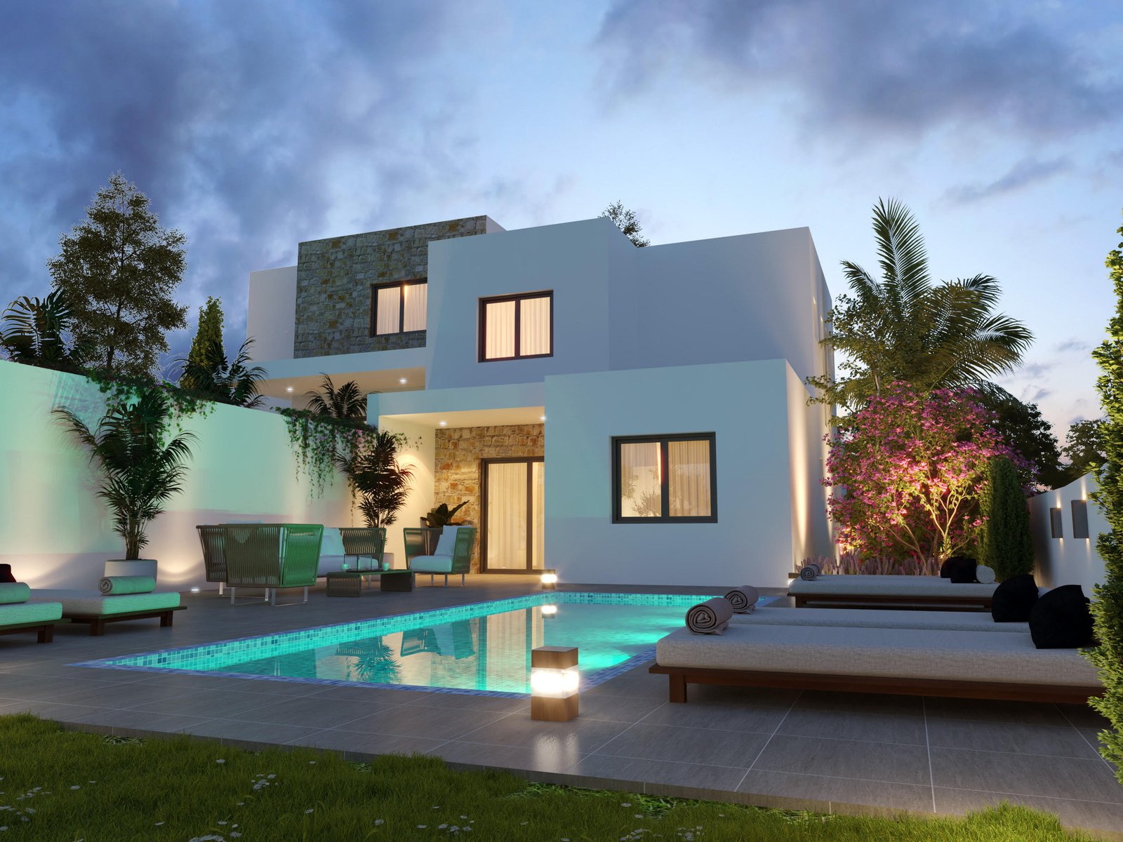 Paphos Property Semi-Detached Three Bedroom House