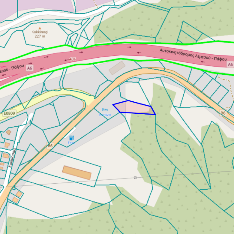 Limassol Property Two Adjacent Residential Fields in Pissouri-6.663 m2