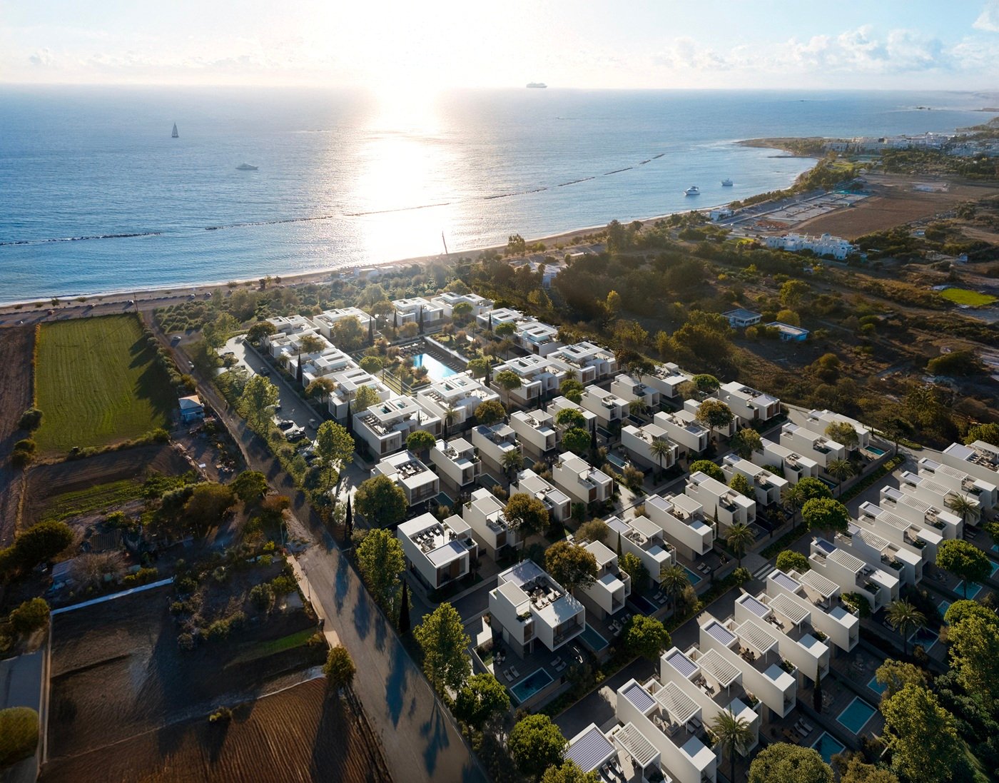 Paphos Property Modern Three Bedroom Penthouse in Gated Complex