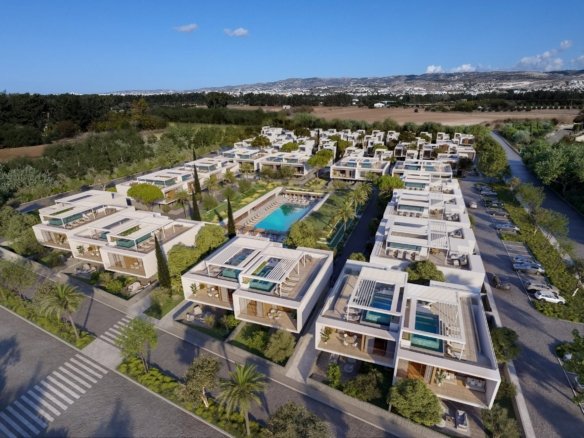 Paphos Property Modern Two Bedroom Apartment in Gated Complex