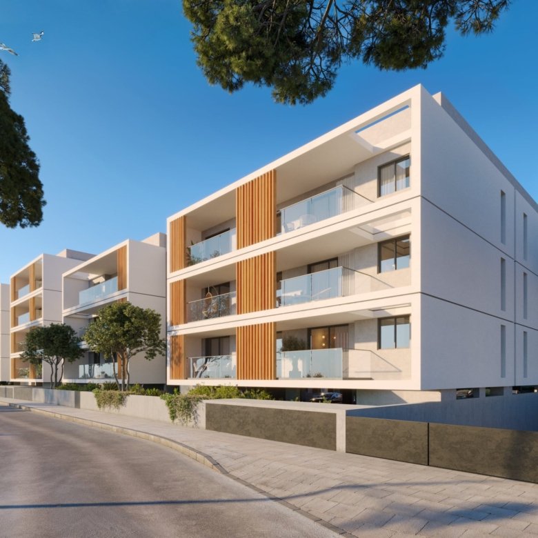 Paphos Property Modern Studio in Gated Complex