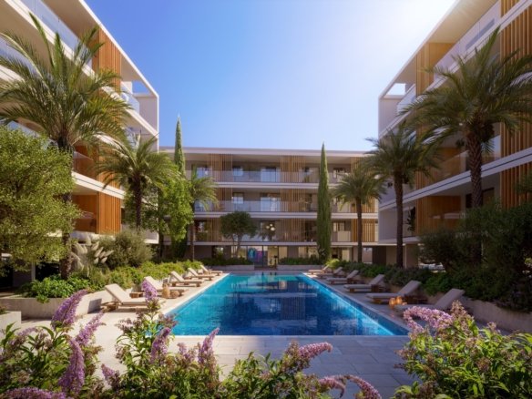 Paphos Property Modern Studio in Gated Complex