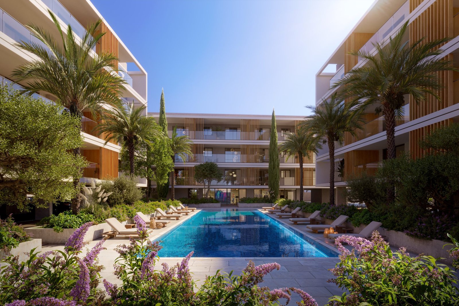 Paphos Property Modern One Bedroom Apartment in Gated Complex