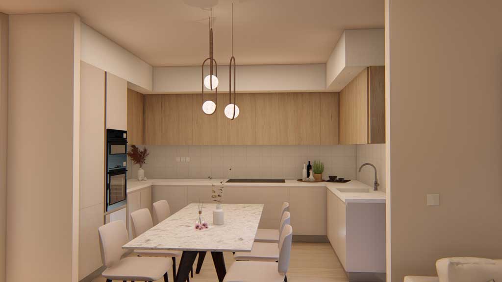 Paphos Property Modern Two Bedroom Apartment in Gated Complex