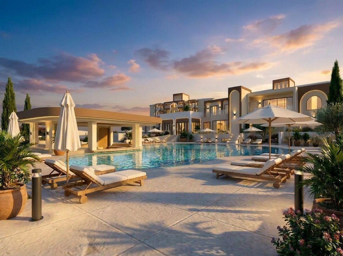 Paphos Property Two Bedroom Apartment in a Gated Complex