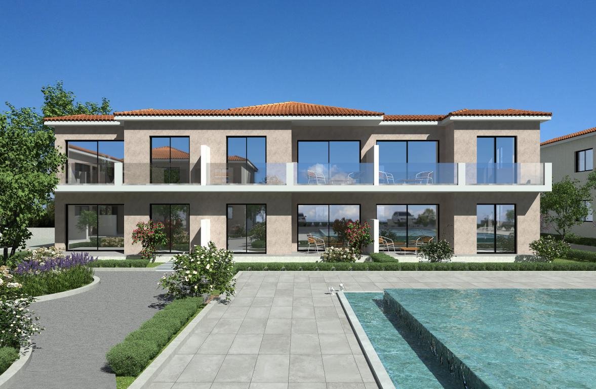 Paphos Property Two Bedroom Apartment in Gated Complex