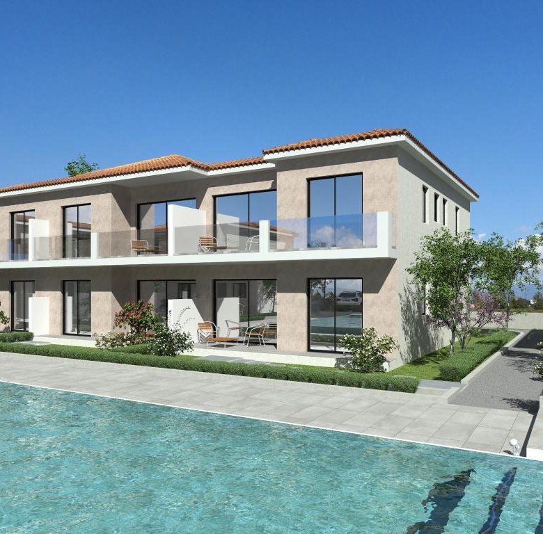 Paphos Property Two Bedroom Apartment in Gated Complex