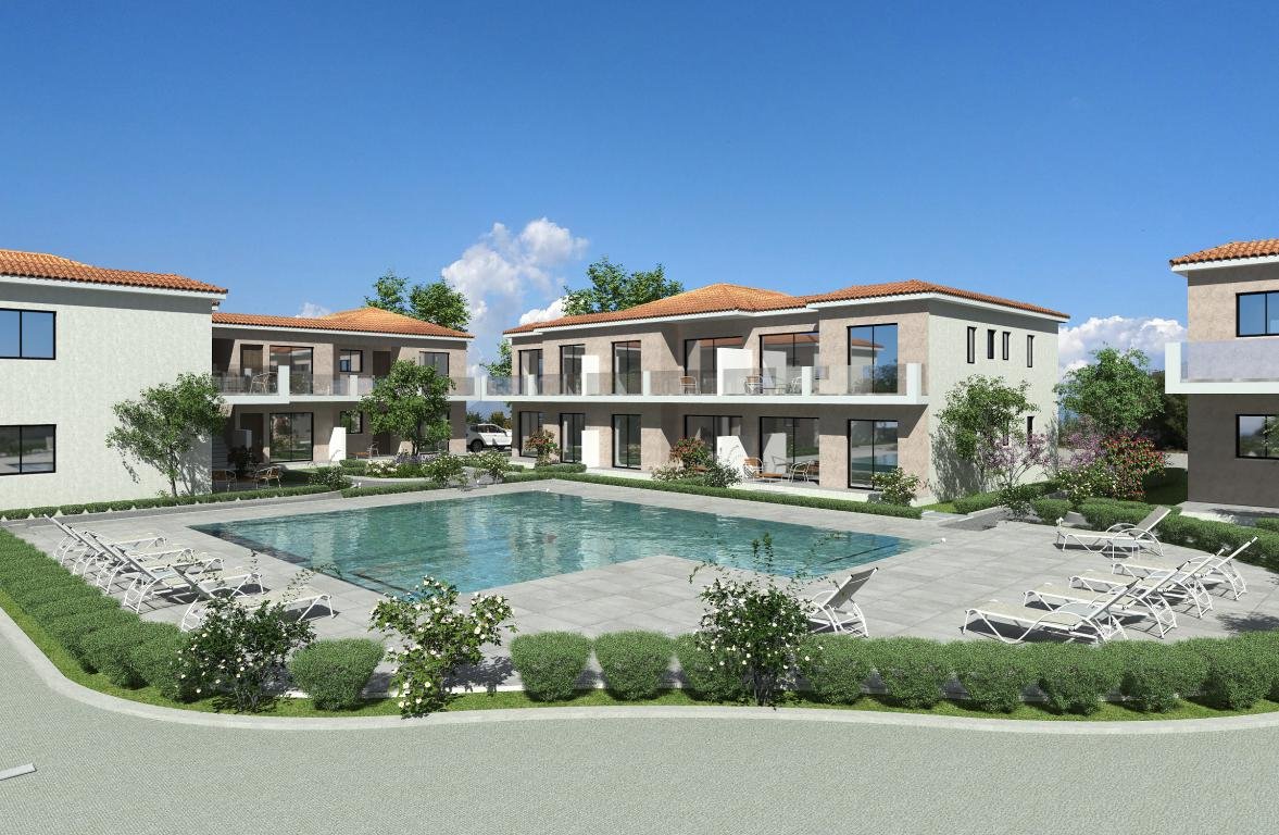 Paphos Property Two Bedroom Apartment in Gated Complex