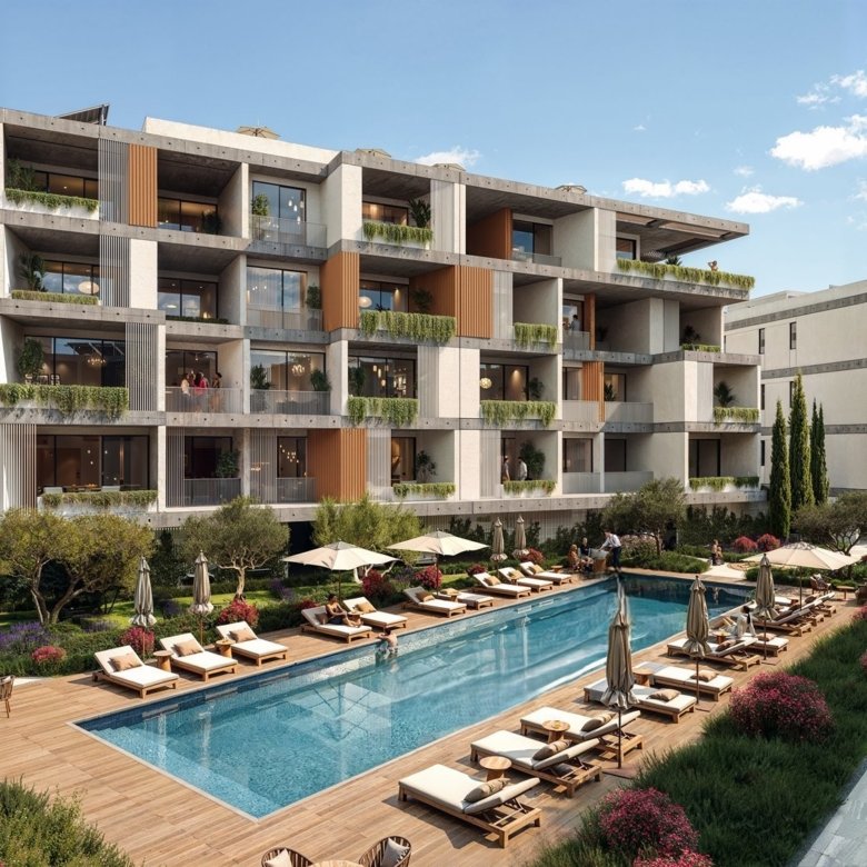 Paphos Property One Bedroom Apartment in Gated Complex