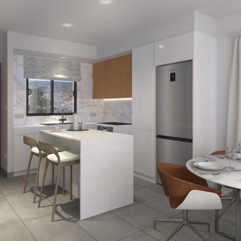 Paphos Property Two Bedroom Apartment in Gated Complex