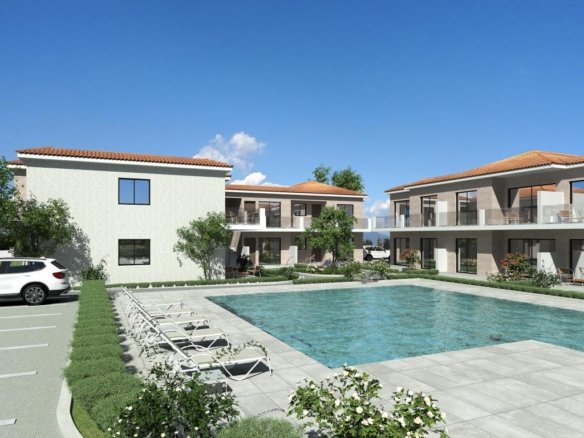 Paphos Property Two Bedroom Apartment in Gated Complex
