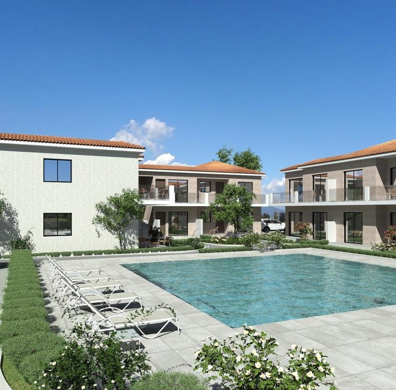Paphos Property Two Bedroom Apartment in Gated Complex