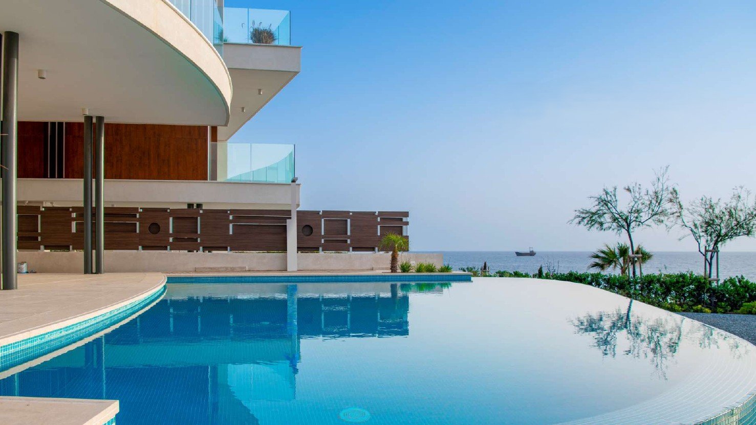 Paphos Property Beachfront Four Bedroom Villa