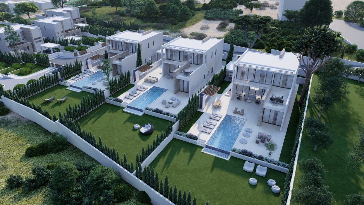 Paphos Property Six Bedroom Villa in Gated Complex