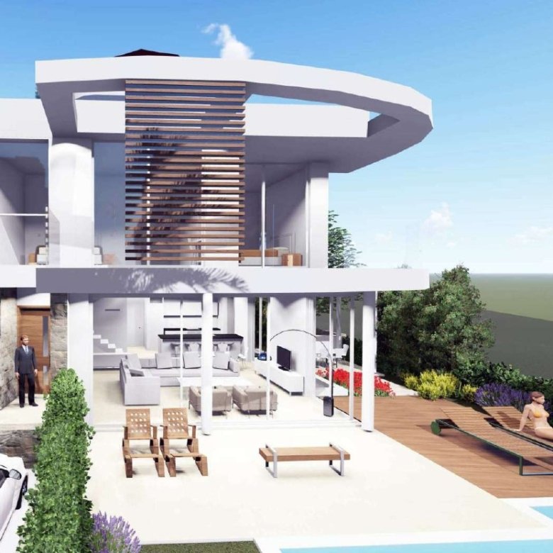 Paphos Property Beachfront Four Bedroom Villa
