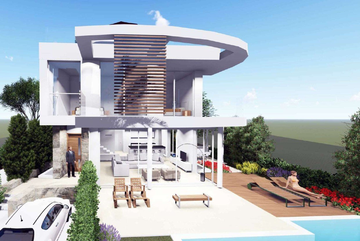 Paphos Property Beachfront Four Bedroom Villa