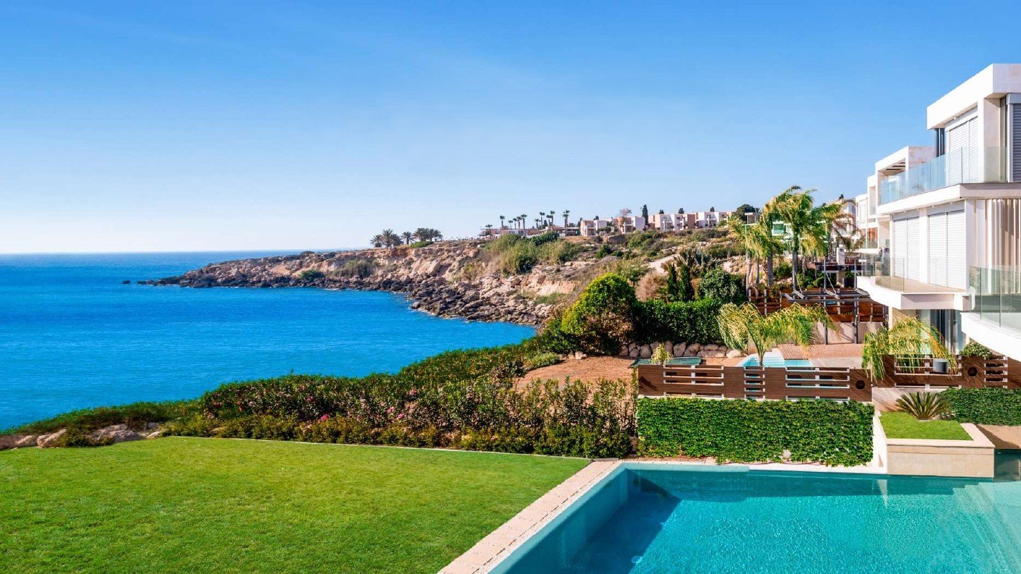 Paphos Property Beachfront Four Bedroom Villa