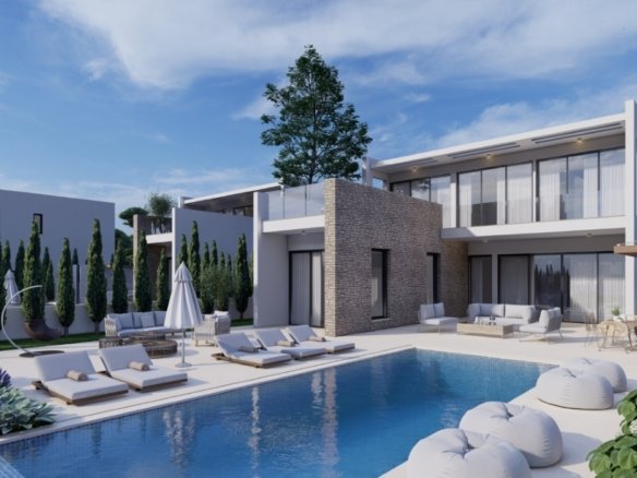 Paphos Property Six Bedroom Villa in Gated Complex