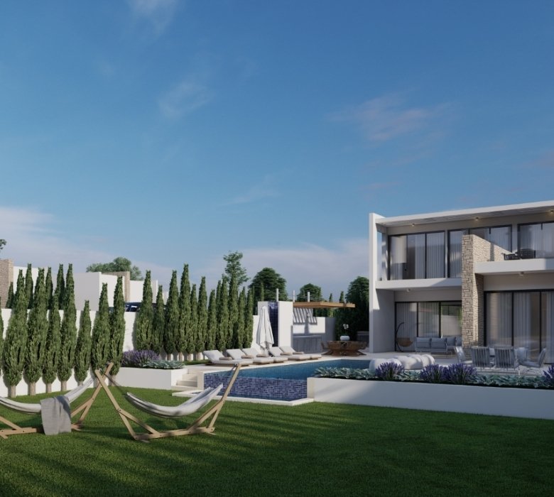 Paphos Property Six Bedroom Villa in Gated Complex