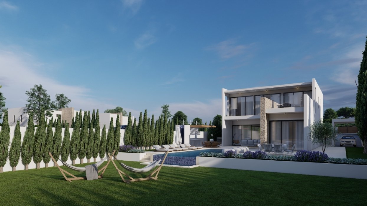 Paphos Property Six Bedroom Villa in Gated Complex