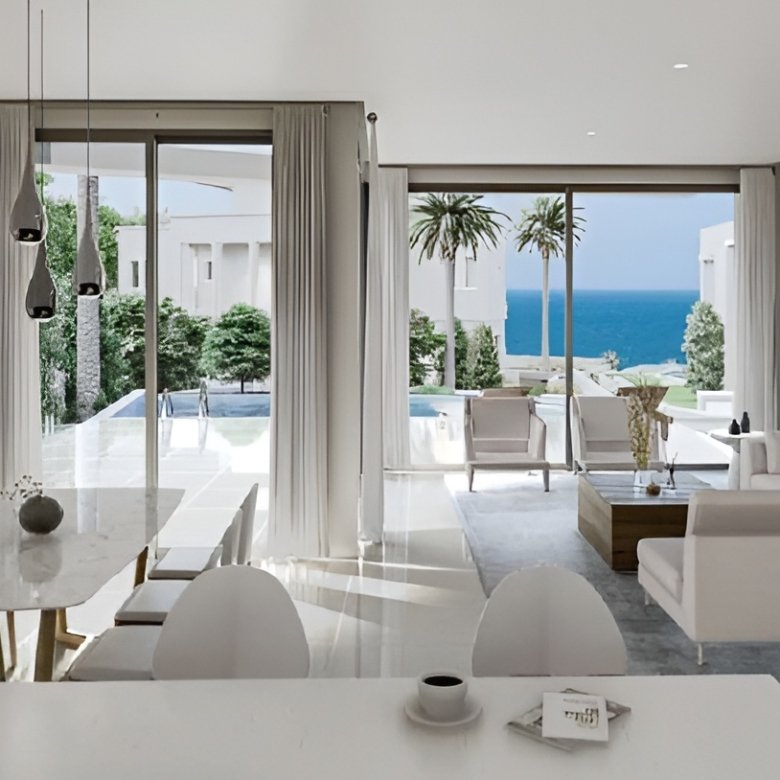 Paphos Property Beachfront Four Bedroom Villa