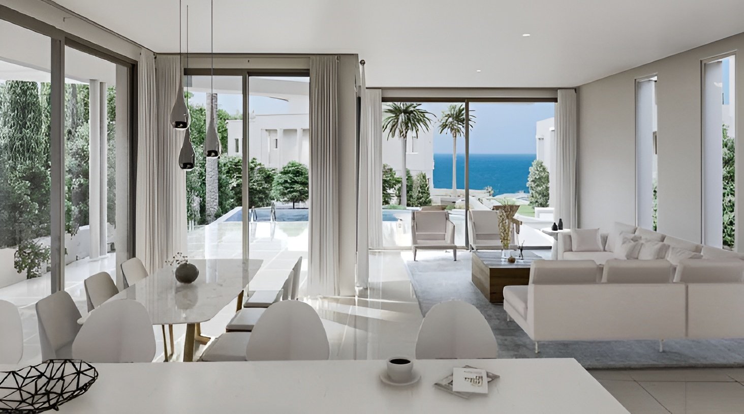 Paphos Property Beachfront Four Bedroom Villa