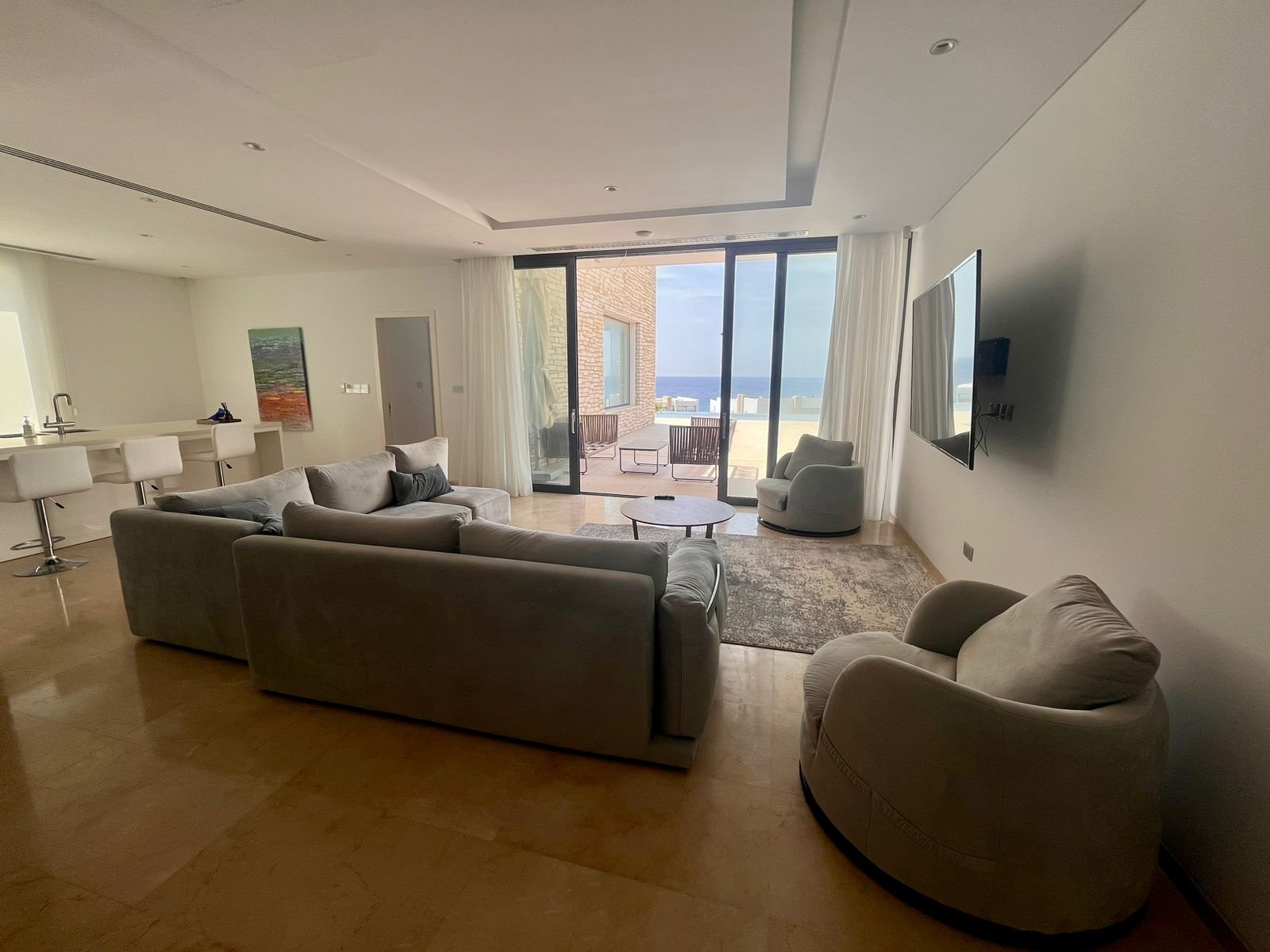 Paphos Property Three Bedroom Villa in a Seafront Resort